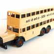 Vyprodno...Wiking. historick dvopatrov autobus. Dlka 13cm. 1:87.  (B50)