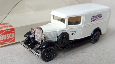 Vyprodno...Busch Ford AA.Historick auto. Olimpie. Dlka 6 cm. 1:87  (G40)