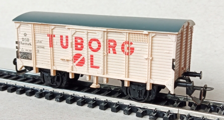 DSB. Dnsk drhy. Skov nkladn vz. TUBORG. TT. Viz popis.(G69)