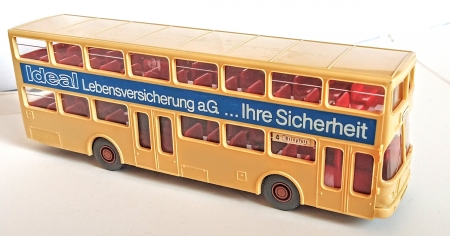 Wiking. MAN autobus. Patrov�. IDEAL. D�lka 13cm. 1:87.   (B52)