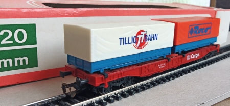 DB. n�kladn� pl�inov� v�z. N�klad 2xn�v�s. Cargo. TT. Kovov� dvojkol�.  (E54)