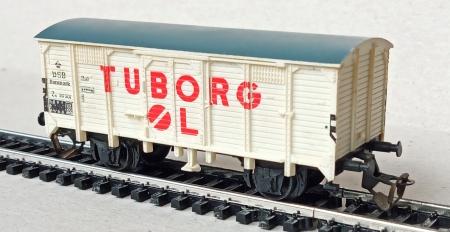 DSB. Zeuke. Dnsk drhy. Skov nkladn vz. TUBORG. TT. (G63)