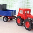 Modell Fahrzeuge. Traktor + vlek Wiking.  1:87. Dlka 13 cm. (Kod:B64)