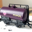 TT. Tillig. Cisterna n�kladn� v�z. Minol. Kovov� dvojkol�. (A265)